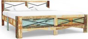 vidaXL Cadru de pat, 160 x 200 cm, lemn masiv reciclat