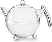 Ceainic argintiu din oțel inoxidabil 1,2 l Bella Ronde – Bredemeijer