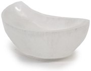 Bol in forma de semiluna din Selenit, pentru Purificare 10cm