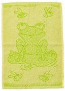 Prosop pentru copii BEBÉ Broasca verde 30x50 cm