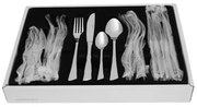 Set tacâmuri Kinghoff KH 1512, 24 piese, Pentru 6 persoane, Oțel inoxidabil, Argint