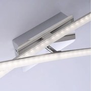 Lustră LED aplicată SIMON 2xLED/8W/230V crom mat Leuchten Direkt 11272-55