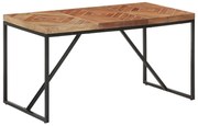 vidaXL Masă de bucătărie, 140x70x76 cm, lemn masiv acacia/mango