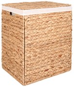 Coș de rufe în culoare naturală din zambilă de apă Passo – House Nordic