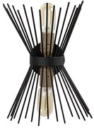 Aplică metalică Opviq lights Glykera, negru