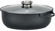 Elo 80038 Tigaie cu capac din sticlă și mâneraromat Alucast 38 x 25 cm