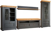 Set lemn masiv Living Iris Grafit