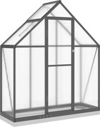 vidaXL Sere cu cadru de bază, antracit, 169x58x202 cm, aluminiu