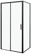 Cabină de duș asimetrică Silves 100 fără cădiță