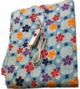 Saltea electrica HouseXL™ Palmiye , 115X150 cm, 80 W, 2 trepte de temperatura, Patura electrica, Multicolor