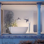 Cada freestanding Kreiner Marbella 169x80 cm finisaj alb