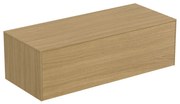 Dulap baza suspendat Ideal Standard Atelier Conca finisaj stejar deschis 1 sertar cu blat 120 cm