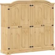 vidaXL Șifonier „Corona”, 194x52x186 cm, lemn masiv de pin