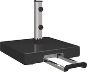 vidaXL Bază pentru umbrelă Negru 41 x 41 x 37 cm Granit