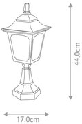 Lampă de exterior CHAPEL 1xE27/100W/230V IP44 Elstead