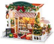 Casă miniaturală 2Kids Toys Patiseria Crăciunului 2xAAA