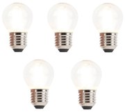 Set de 5 becuri LED cu filament cu dimmer E27 3W 250lm 2700K