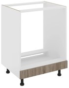 Corp Cuptor Karo, Stejar Sonoma Inchis/Alb, 60 x 50 x 80 cm