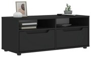 vidaXL Dulap TV „VISNES” Negru 100x40x38 cm lemn prelucrat