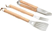 Set 3 ustensile pentru grătar Cattara Wood