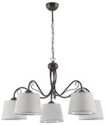 Jupiter 1362 - KM 5 V - Candelabru KAMELIA 5xE27/60W/230V pe lanț