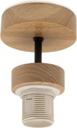 Brilagi - Lustru aplicat PARTY 1xE27/60W/230V, Ø 10 cm, stejar