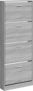 vidaXL Pantofar, gri sonoma, 59x17x150 cm, lemn prelucrat