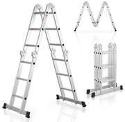 Juskys Scara multifuncțională din aluminiu 360 cm