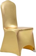 vidaXL Huse elastice pentru scaun, 6 buc., auriu
