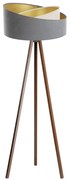 Lampă de podea GALAXY 1xE27/60W/230V gri/wenge