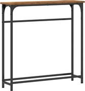 vidaXL Masă de consolă Lemn vechi 75 x 19,5 x 75 cm Lemn compozit