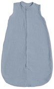 Sac de dormit de vara pentru copii din muselina dubla 0-6 luni Kidizi jeans  bumbac 100%, 0.3 tog