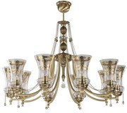 Candelabru 10 brate realizat manual Nico