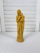 Statueta ceara de albine - Maica Domnului si pruncul