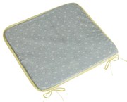 Bellatex Perna Adéla netedă cu flori gri, 40 x 40 cm