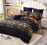 Set Lenjerie De Pat Cocolino 6 Piese Pat 2 Persoane - Colectia de Craciun