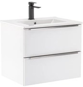 Dulap inferior Vario Trim 60 cu lavoar alb-alb