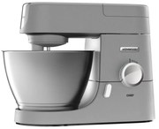 Mixer planetar Kenwood Chef KVC3100S, 1000W, 4.6L, 9 viteze, Pulse, Protectie la supraincalzire, Argintiu