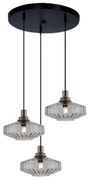 Lustra suspendata design decorativ Zenia 3L fumurie
