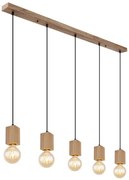 Lustră pe cablu Globo 15655-5H ERNA 5xE27/60W/230V