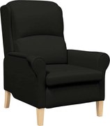 vidaXL fotoliu Negru 76 x 94 x 102 cm țesătură