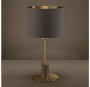Lampă de masă Eglo 390337 SANTANDRIA 1xE27/40W/230V maro/auriu