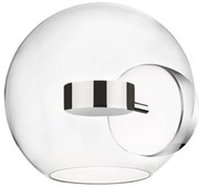 Aplica de perete moderna LED Enceladus crom