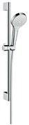 Set dus Hansgrohe Croma Select S Vario, bara de 65 cm, alb-crom - 26562400