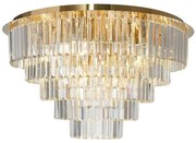 Plafonieră MILANO 12xE14/40W/230V auriu