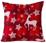 Husa de perna din microfibra VELVET CHRISTMAS 45x45 cm, rosu