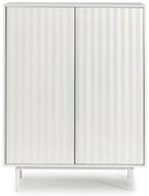 Comodă înaltă albă 97x130 cm Sierra - Teulat