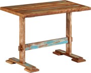 vidaXL Masă de bucătărie, 110x55x78 cm, lemn masiv reciclat