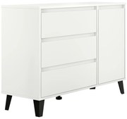 Comoda BOGAN 1D3S, albă