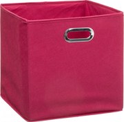 Cutie depozitare 5 five, poliester, rosu, 31x31 cm
